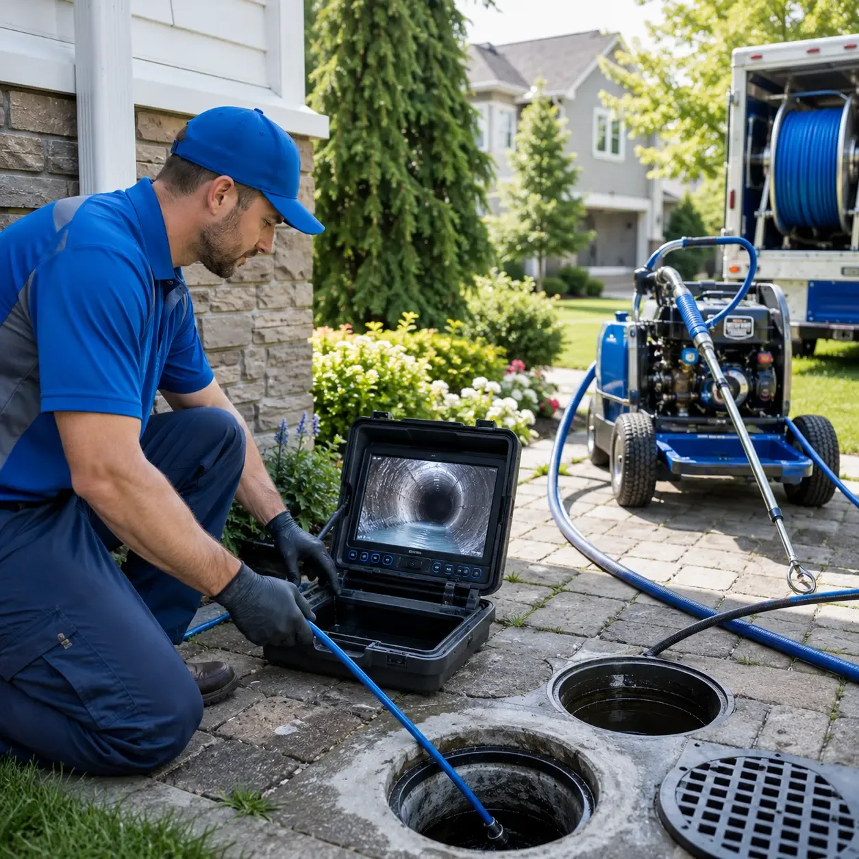 Outdoor drain cleaning professionals serving Bremen, KS
